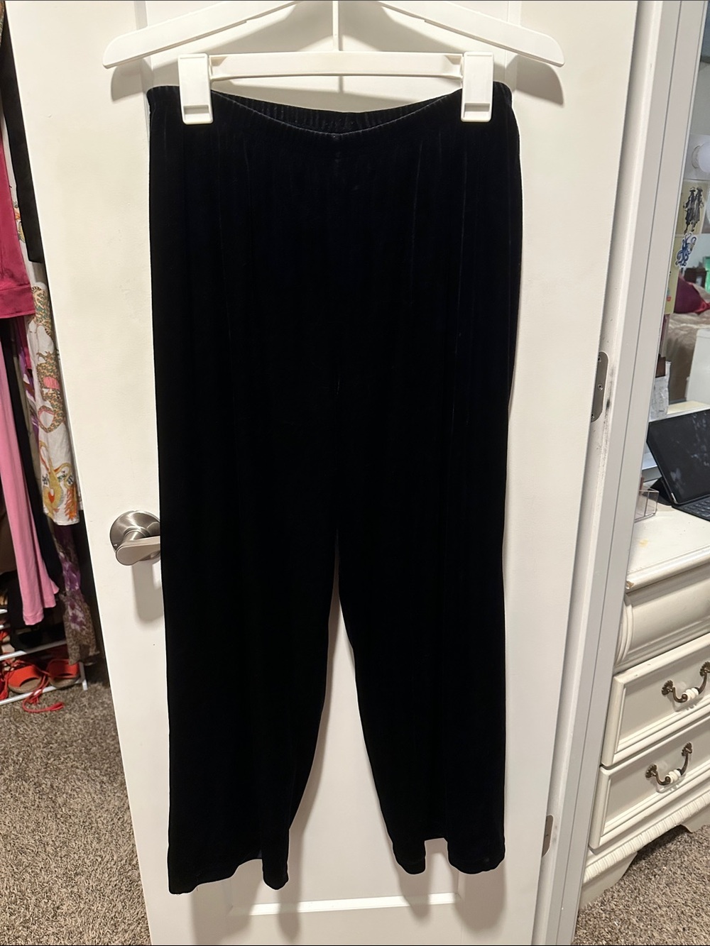 Hot Cotton by Marc Ware Black Velvet Pants